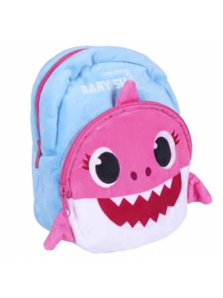 Zaino scuola materna rosa personaggio Baby Shark